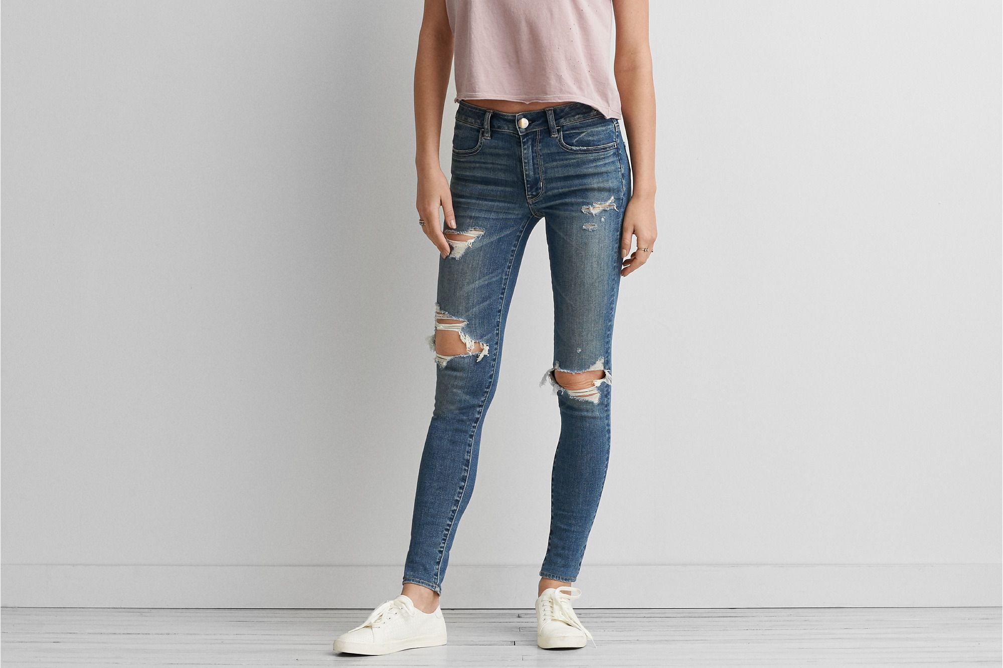 AEO Denim X Hi-Rise Jegging, Stained Desire | American Eagle Outfitters (US & CA)
