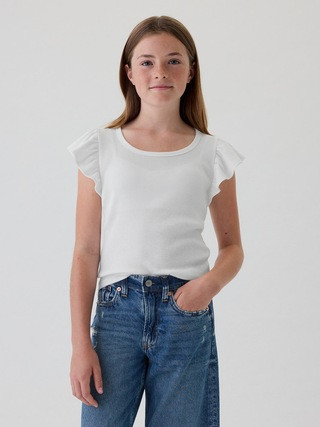 Kids Rib Flutter T-Shirt | Gap (CA)