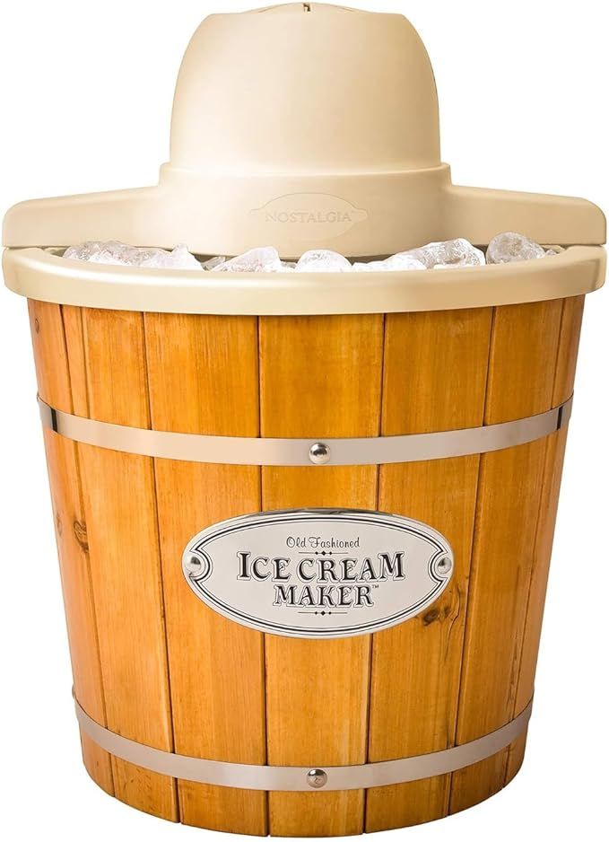 Nostalgia Electric Ice Cream Maker - Old Fashioned Soft Serve Ice Cream Machine Makes Frozen Yogu... | Amazon (US)