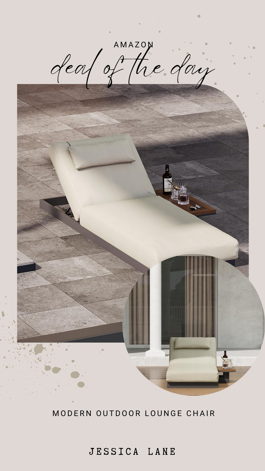 Elevate your outdoor space with this sleek modern lounge chair featuring a built-in side table. It is the perfect blend of comfort and contemporary design for poolside relaxation. #amazonhome #outdoorliving #patiofurniture #homedeal

#LTKSeasonal #LTKSaleAlert #LTKHome