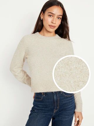 Eyelash Shine Sweater for Women | Old Navy (US)