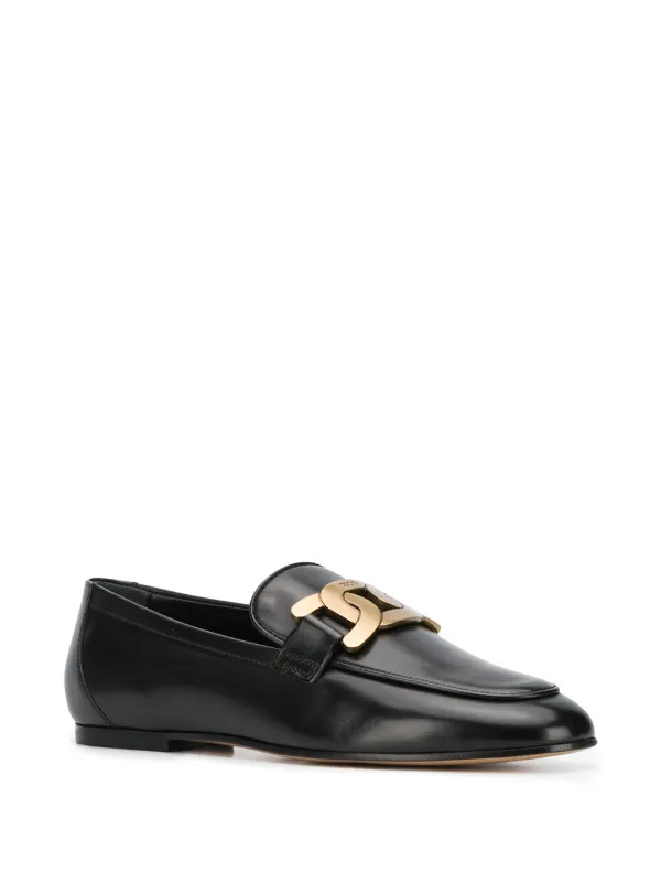 Tod's Mocassini Con Strappo | Nero | FARFETCH IT | Farfetch Global