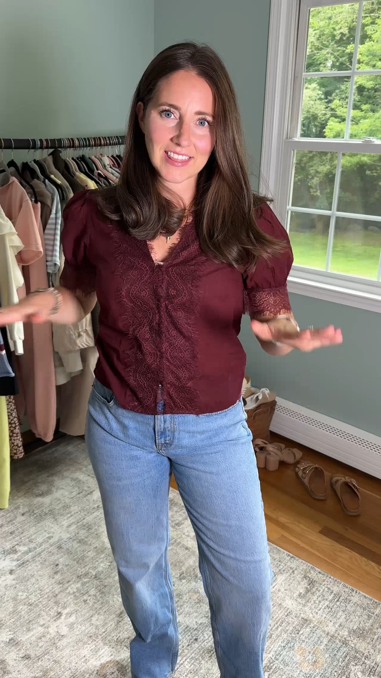 This top is STUNNINGGG! I'm obsessed and can't believe it's from Target! I'm wearing size medium! 

 #LTKootd #LTKmomlife