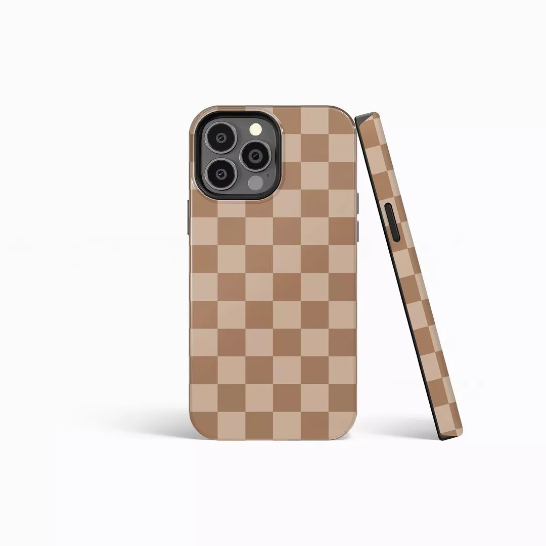 Beige - Checkered - Premium Phone … curated on LTK