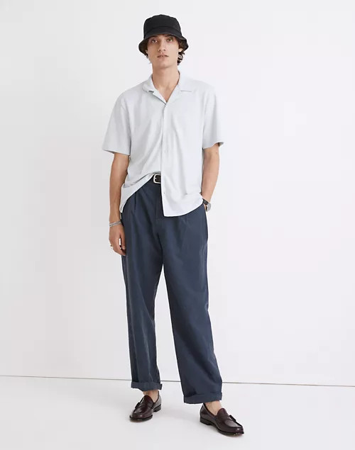 Knit Easy Short-Sleeve Camp Shirt | Madewell