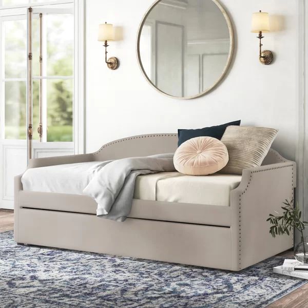 Jordane Upholstered Daybed with Trundle | Wayfair North America