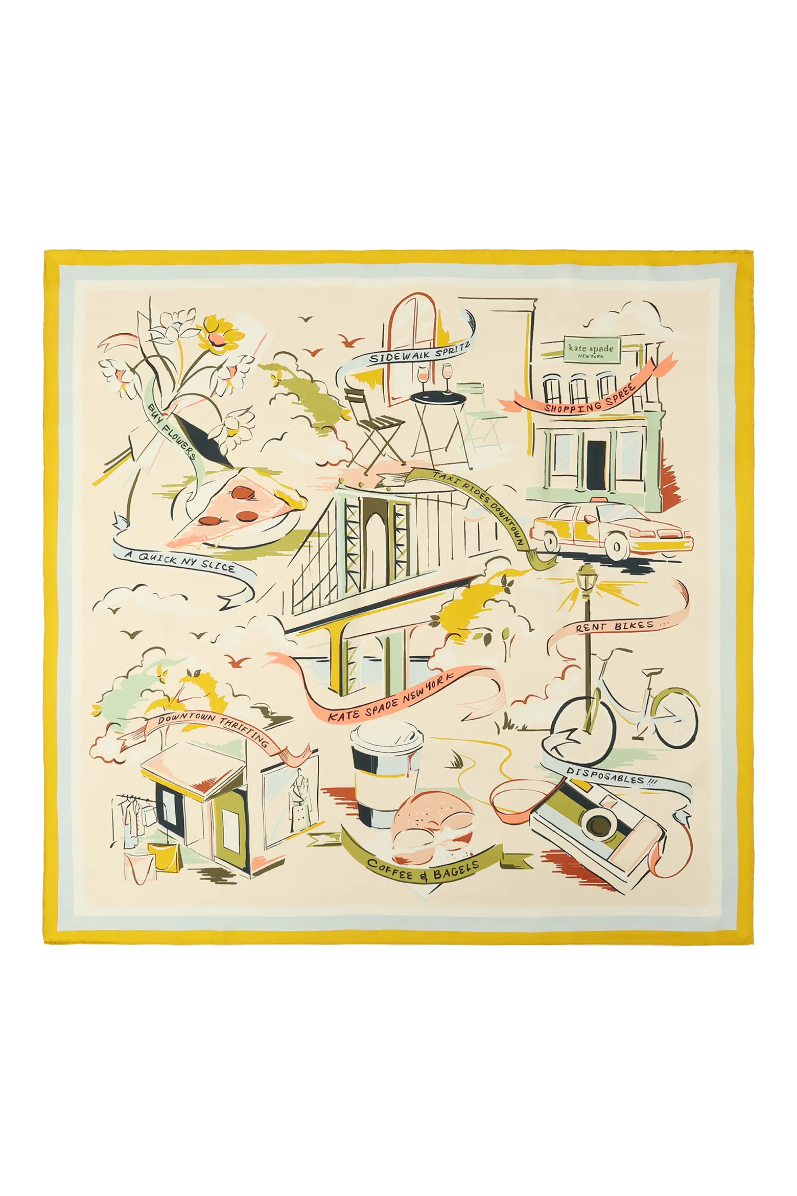 downtown day trip square silk scarf (Women) | Nordstrom | Nordstrom