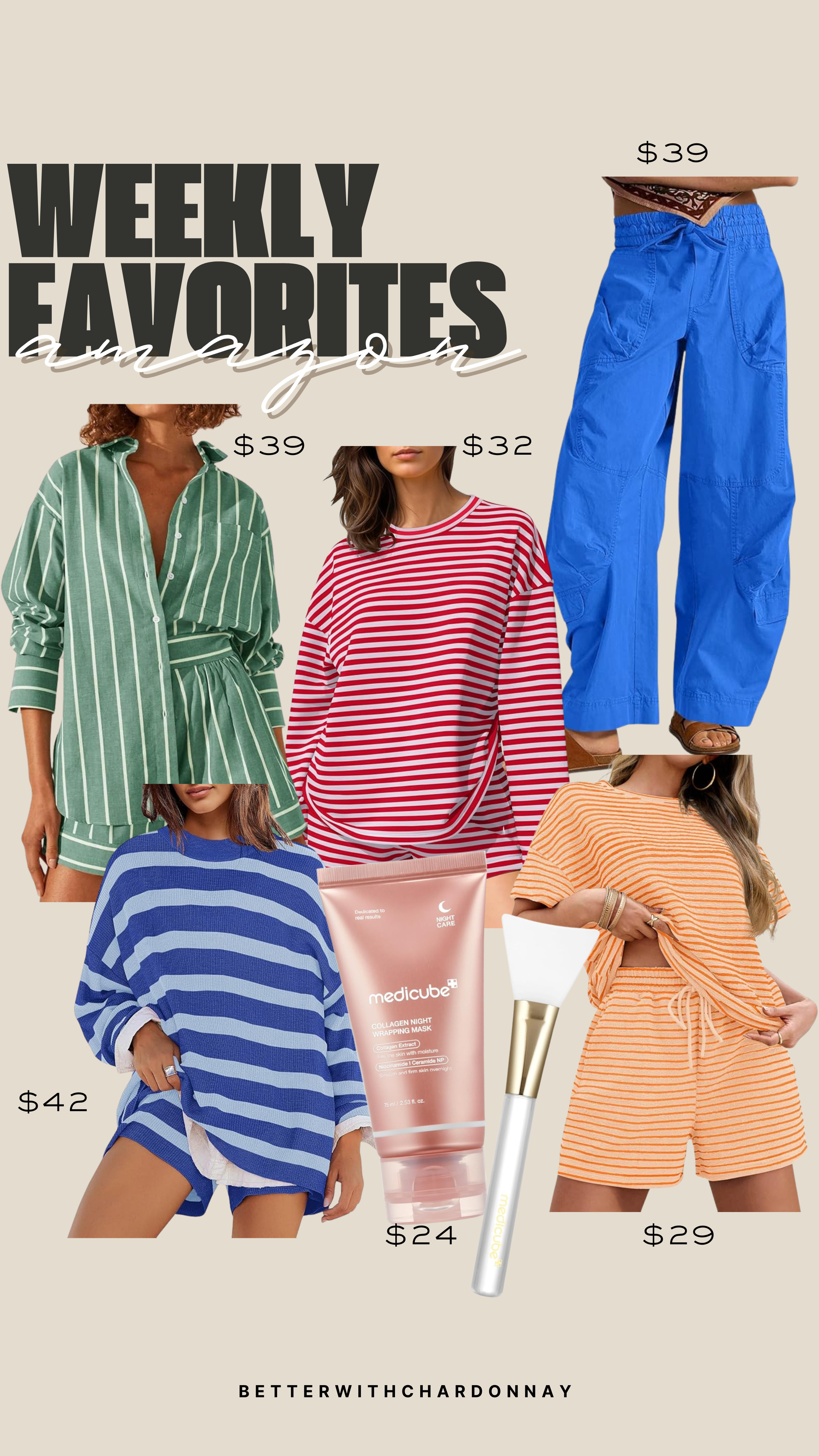 Amazon weekly favorites!

amazon finds, amazon fashion, matching sets, stripes 

 #LTKSeasonal