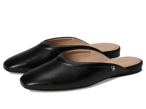 Naturalizer 27 Edit Carla Mule - Flats for Women - Faux Leather Lining - Premium Leather - Extra Cushioning Black Leather 5 M (B) | Amazon (US)