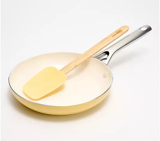Make Your Selection: Greenpan Savour Ceramic Nonstick 8" Skillet w/ Spatula | QVC