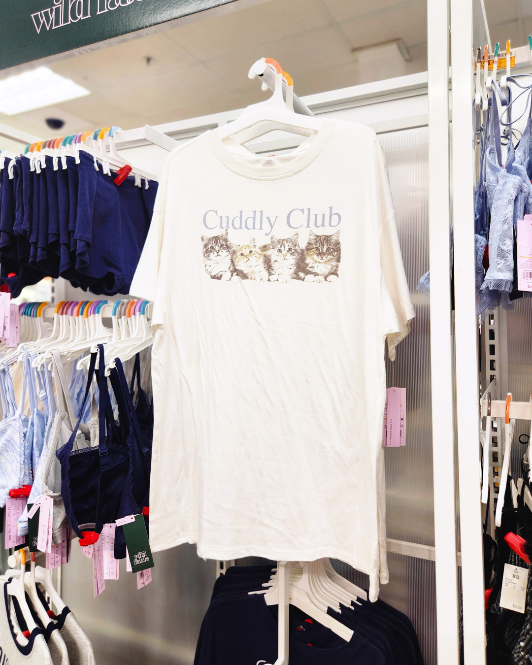 New women's oversized t-shirt sleep dress is now at Target 🤍 So comfy and it features cute cat graphic 🐱

#targetstyle #targetlove  #newattarget 

 #LTKSeasonal #LTKFindsUnder50