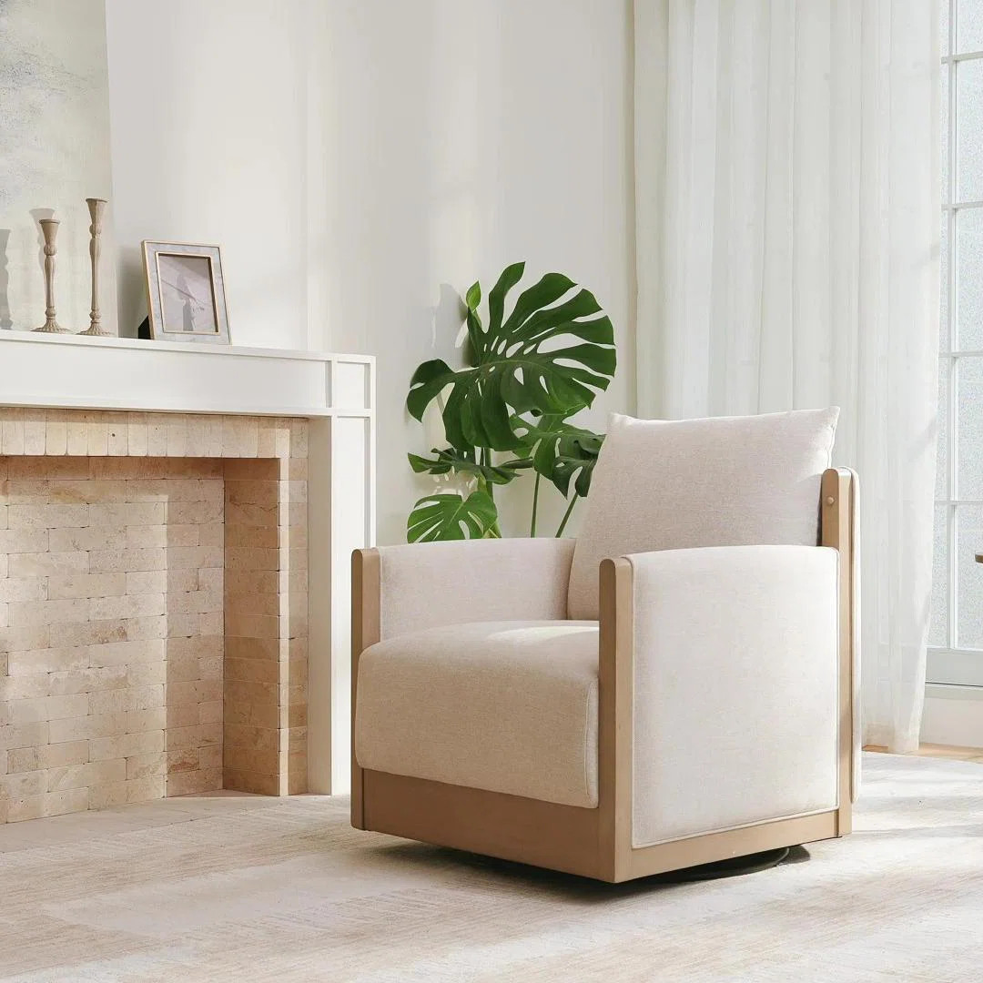 Wade Logan® Zenda Upholstered Swivel Accent Chair | Wayfair | Wayfair North America