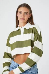 Cropped Rugby Shirt | Forever 21 (US)