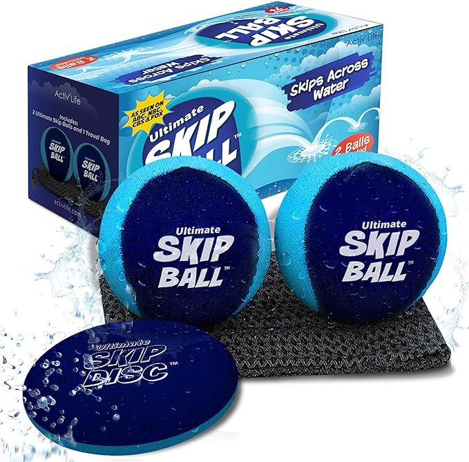 Activ Life The Ultimate Skip Ball – Water Bouncing Ball (2 Pack) Create Lasting Memories with Y... | Amazon (US)