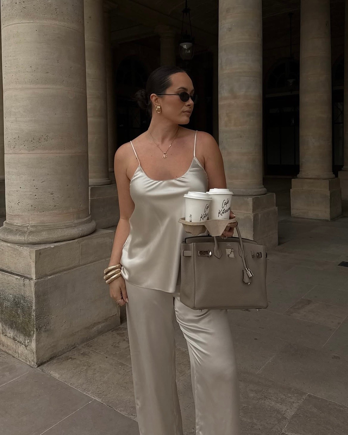 Sharing one of my favorite chic silk outfit sets for spring 

#LTKSeasonal #LTKootd