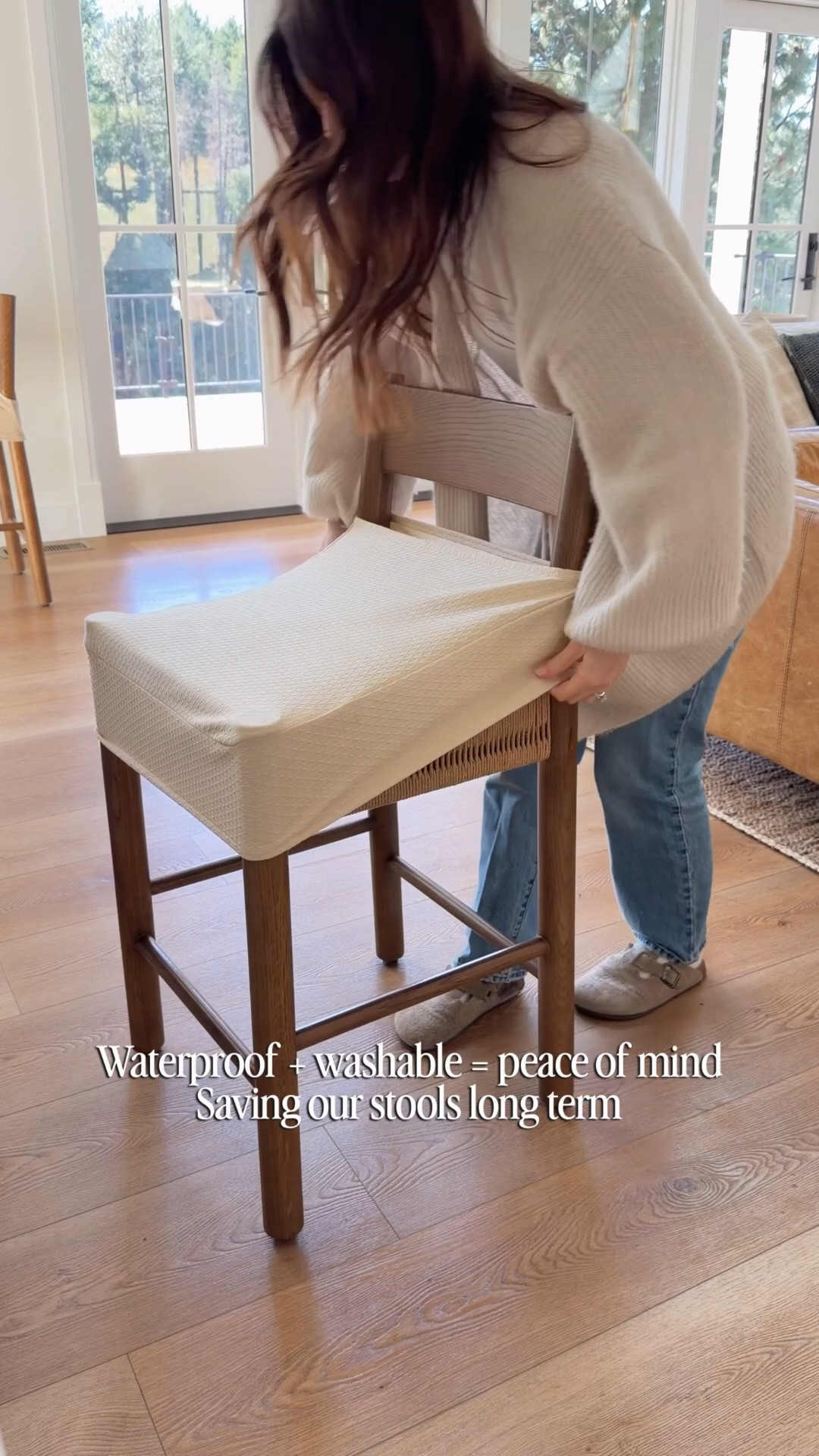 These chair covers are saving my sanity, stools & the relationship with my kids 😂😂 on sale now for Amazon big spring sale! 

Amazon home, kitchen, must have, counter stool 

#LTKSaleAlert #LTKmomlife #LTKHome