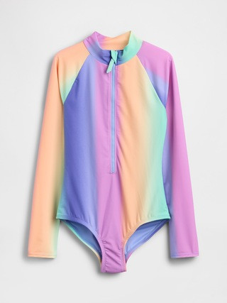 Kids Rash Guard One-Piece Swimsuit | Gap (CA)