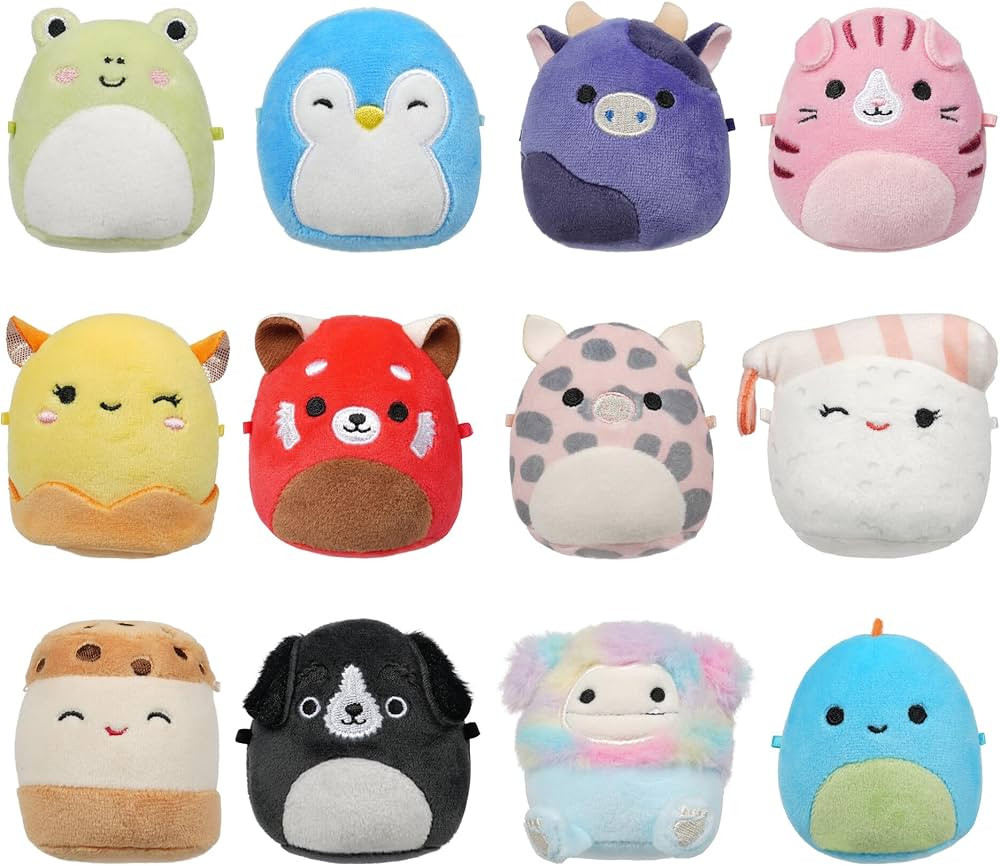 Squishmallows Original Micromallows 12-Pack – Aquitaine, Bijan, Cici, Darex, Geraldine, Ingred,... | Amazon (US)