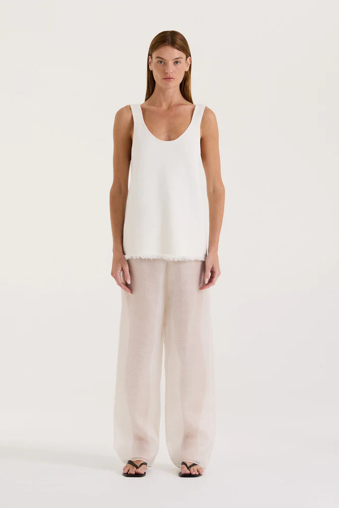 Tasha Sheer Silk Pant | Henne