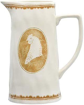 Creative Co-op Marigold Stoneware Rooster Pitcher | Amazon (US)
