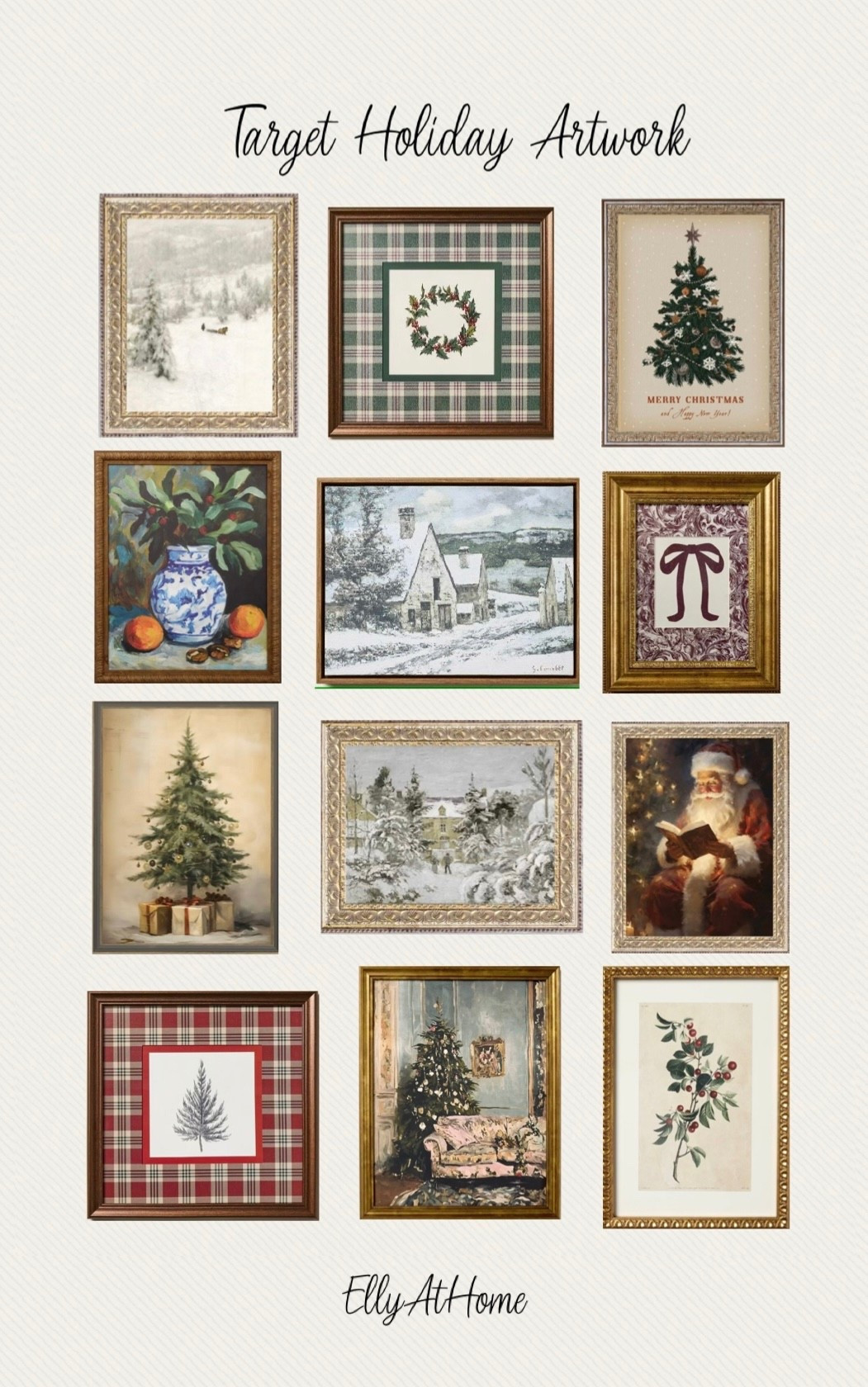 Target holiday, Christmas artwork, many selections back in stock! Shop your favorites soon! Holiday home decor accessories. Free shipping 

#LTKHome #LTKFindsUnder50 #LTKHoliday