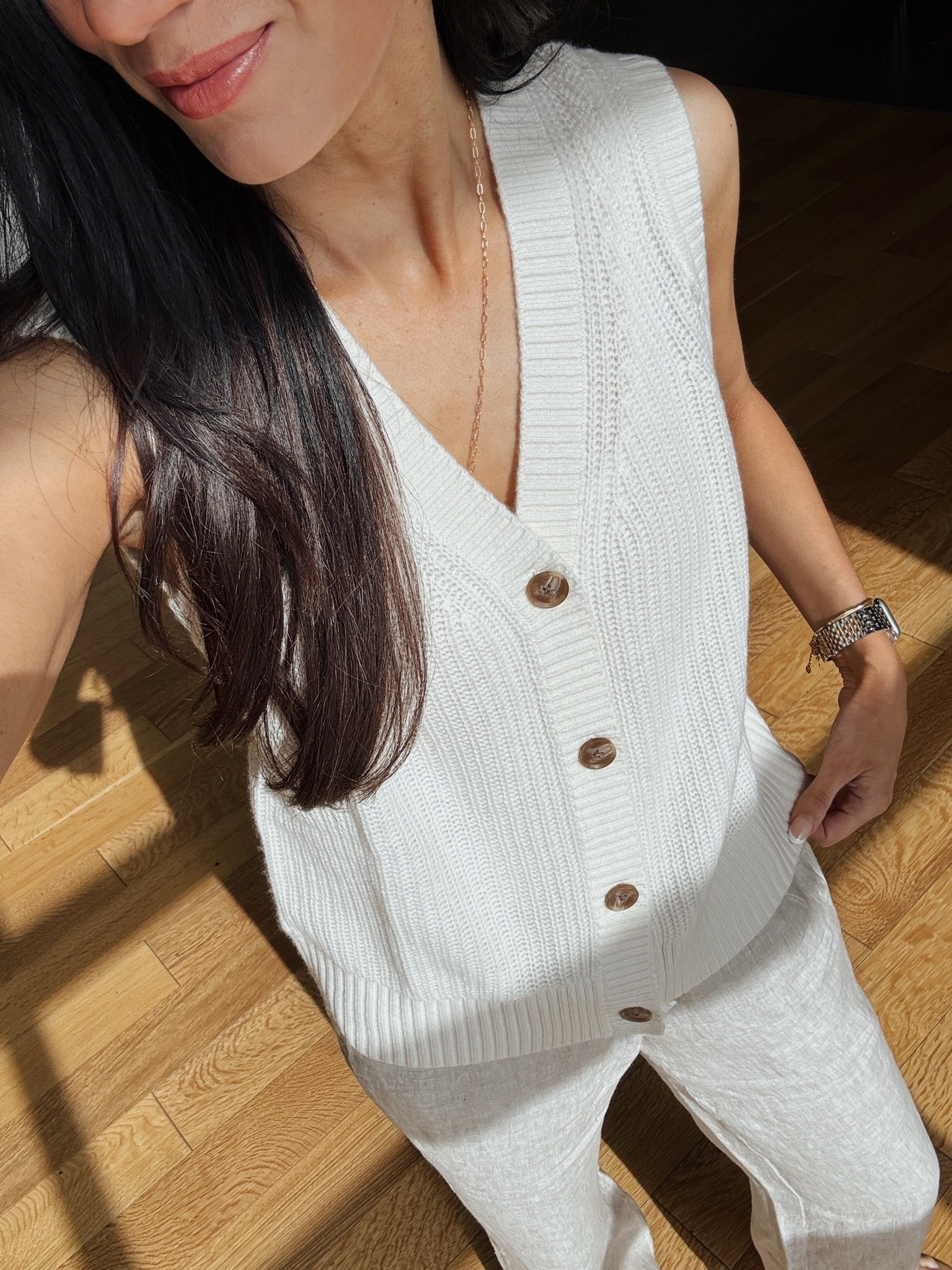 Love a great button up sweater or linen top for summer. Linking my faves from @Quince #quincepartner #liketkit