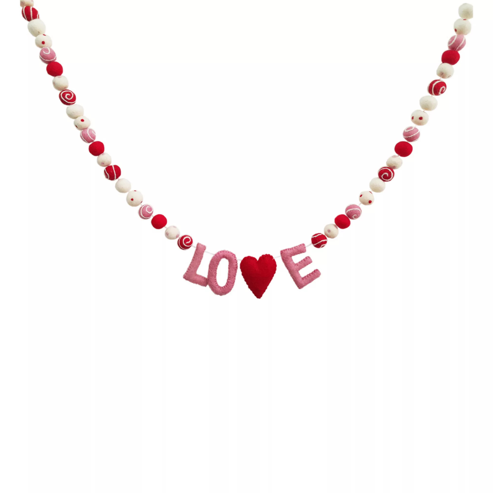 Celebrate Together™ Valentine's Day Felted Wool Love Garland | Kohl's