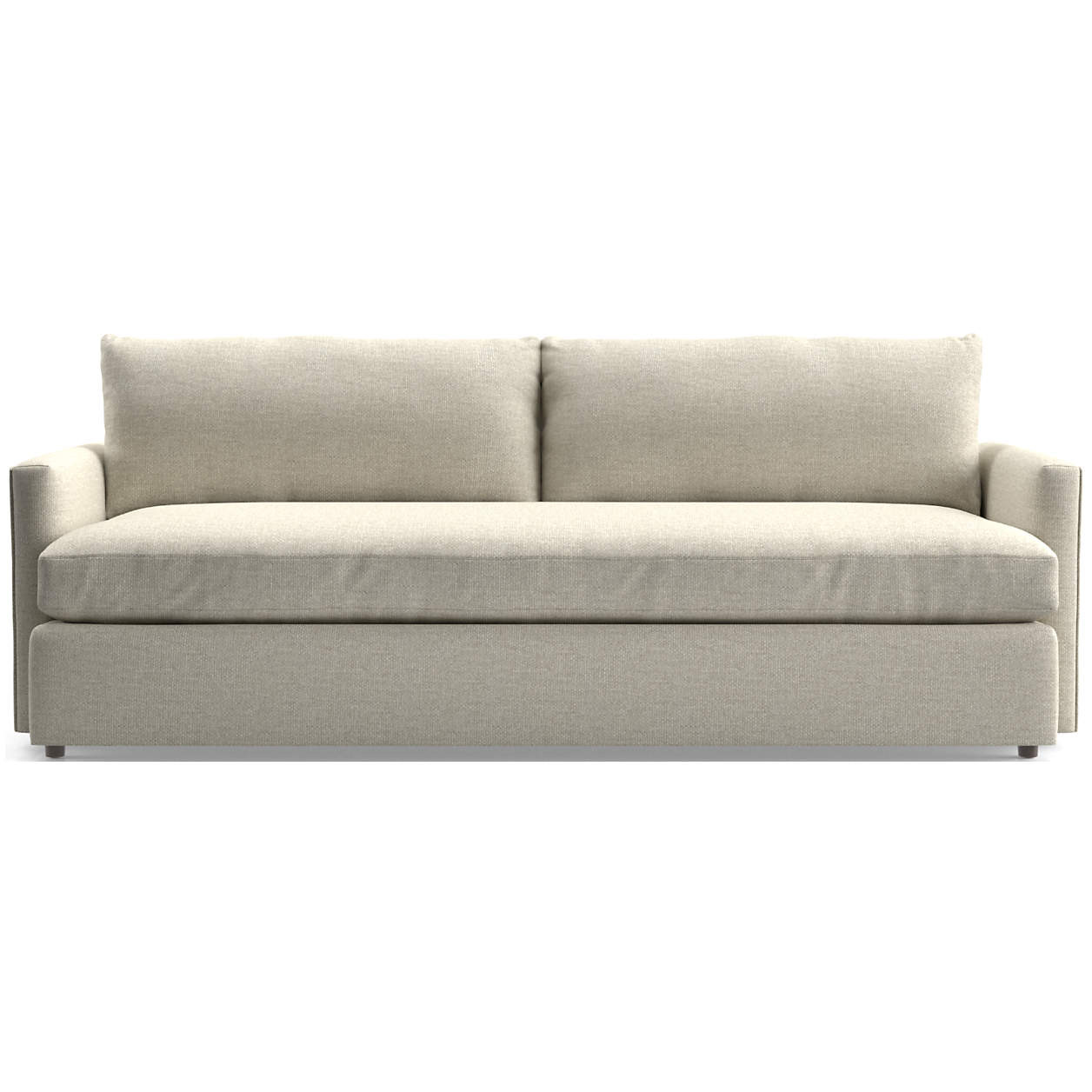 Lounge 93" Bench Sofa + Reviews | Crate & Barrel | Crate & Barrel
