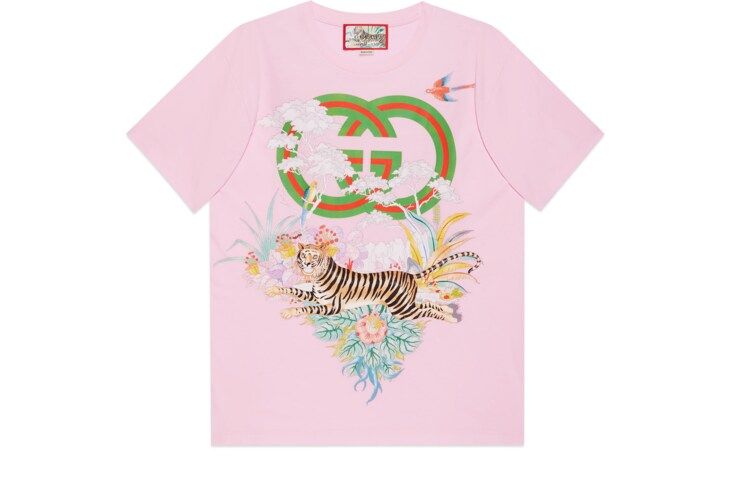 Gucci - Gucci Tiger Interlocking G T-shirt | Gucci (US)