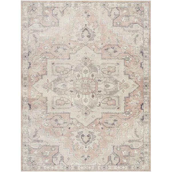 Becki Owens x Livabliss Elle Oriental Rose Smoke Area Rug | Wayfair North America