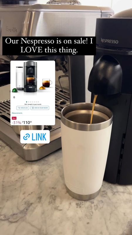 I love this coffee machine! It’s 30% off! Would make the perfect gift for any coffee lover! We have the matte black. 

#LTKsalealert #LTKGiftGuide #LTKVideo