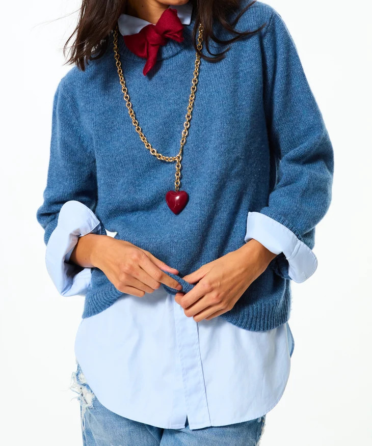 The Big Puffy Heart Charm Necklace | Roxanne Assoulin