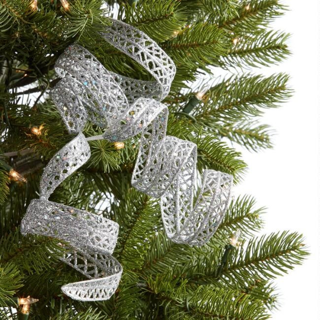 Pier Place Glitter Curls Tree Pick 4 Pack | World Market