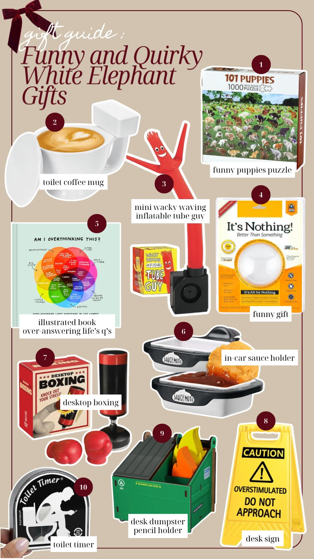 White elephant gifts 

#LTKHoliday #LTKGiftGuide #LTKFindsUnder50