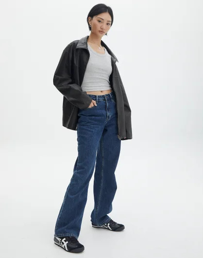 High Rise Straight Leg Jean in Fair Dinkum | Glassons | Glassons (NZ)