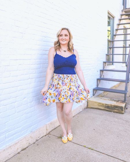 Love this summer outfit! Skirt is from Anthropologie, top is Aritzia and shoes are from Katy Perry collection ☀️ 

Summer style, summer fashion, floral skirt, mini skirt, summer outfit, aritzia, Anthropologie, Anthropologie style, myanthropologie, spring outfit, casual style, colorful fashion, colorful style, everyday style, everyday fashion 

#LTKSeasonal #LTKStyleTip #LTKShoeCrush