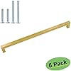 homdiy Gold Cabinet Handles - 6 Pack 12-3/5in Hole Center Kitchen Cabinet Pulls HDJ12GD Gold Cabi... | Amazon (US)