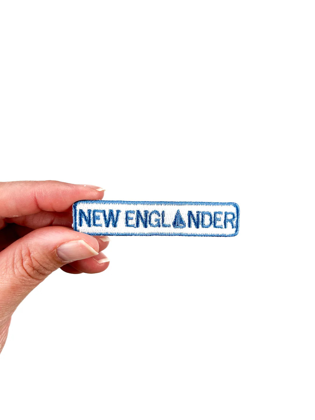 New England Iron on Patch New Englander Sailboat Embroidered Patch for Hats, Clothings, Bags | Tr... | Etsy (US)