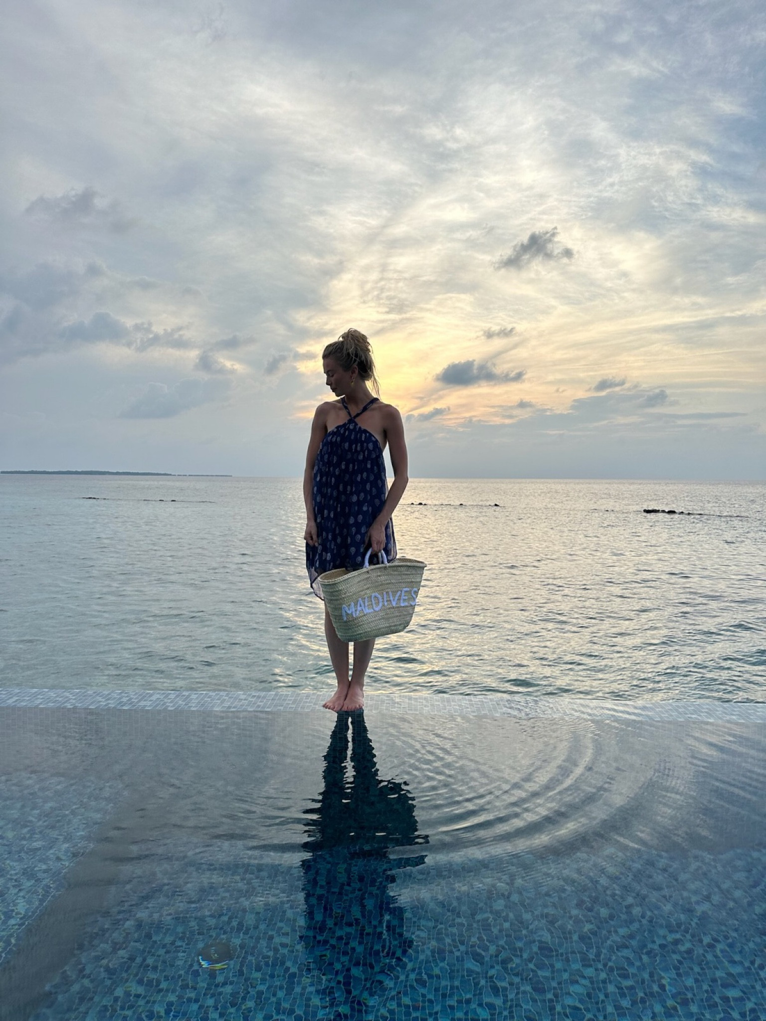 Holiday outfit, beach bag, blue floral dress, summer outfit 

#LTKtravel #LTKHoliday #LTKSeasonal