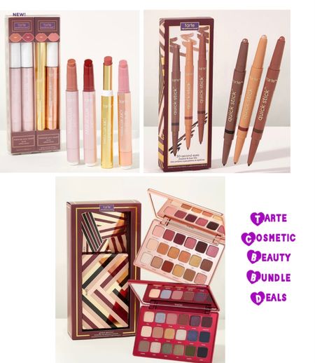 Tarte Cosmetics Beauty Bundle Deals! Additional 25 % off && Free Shipping with our exclusive promo codes! Copy Code, Paste, and Save!!! #limitedtimeonly 
•••These would also make GREAT gifts! It’s never too sooon to start stocking up for the holidays as well! 🎁•••
#ltkgiftguide

#LTKSale #LTKGiftGuide #LTKbeauty