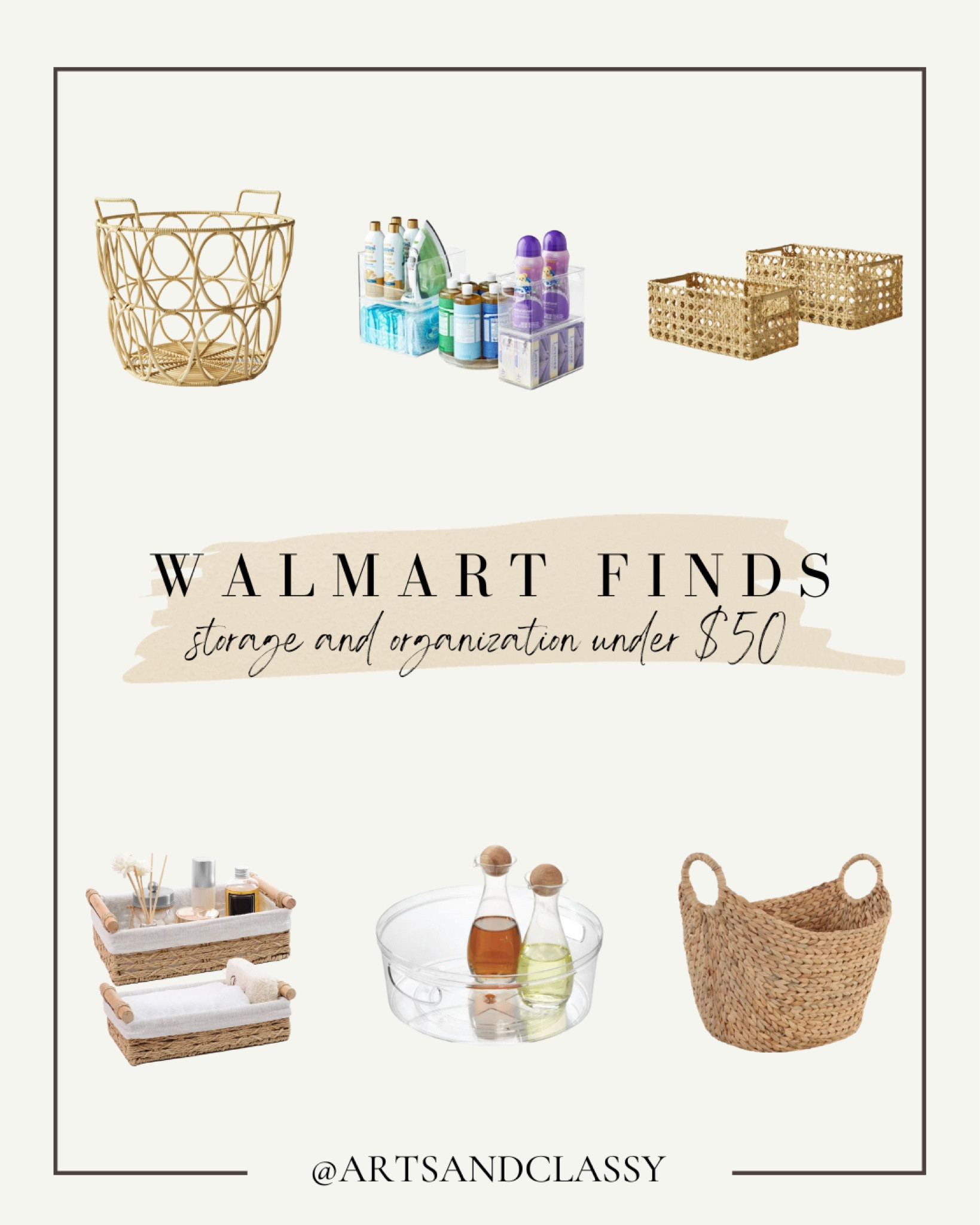 Make the most of your space with these storage and organization finds from Walmart.

#LTKhome #LTKsalealert #LTKunder50