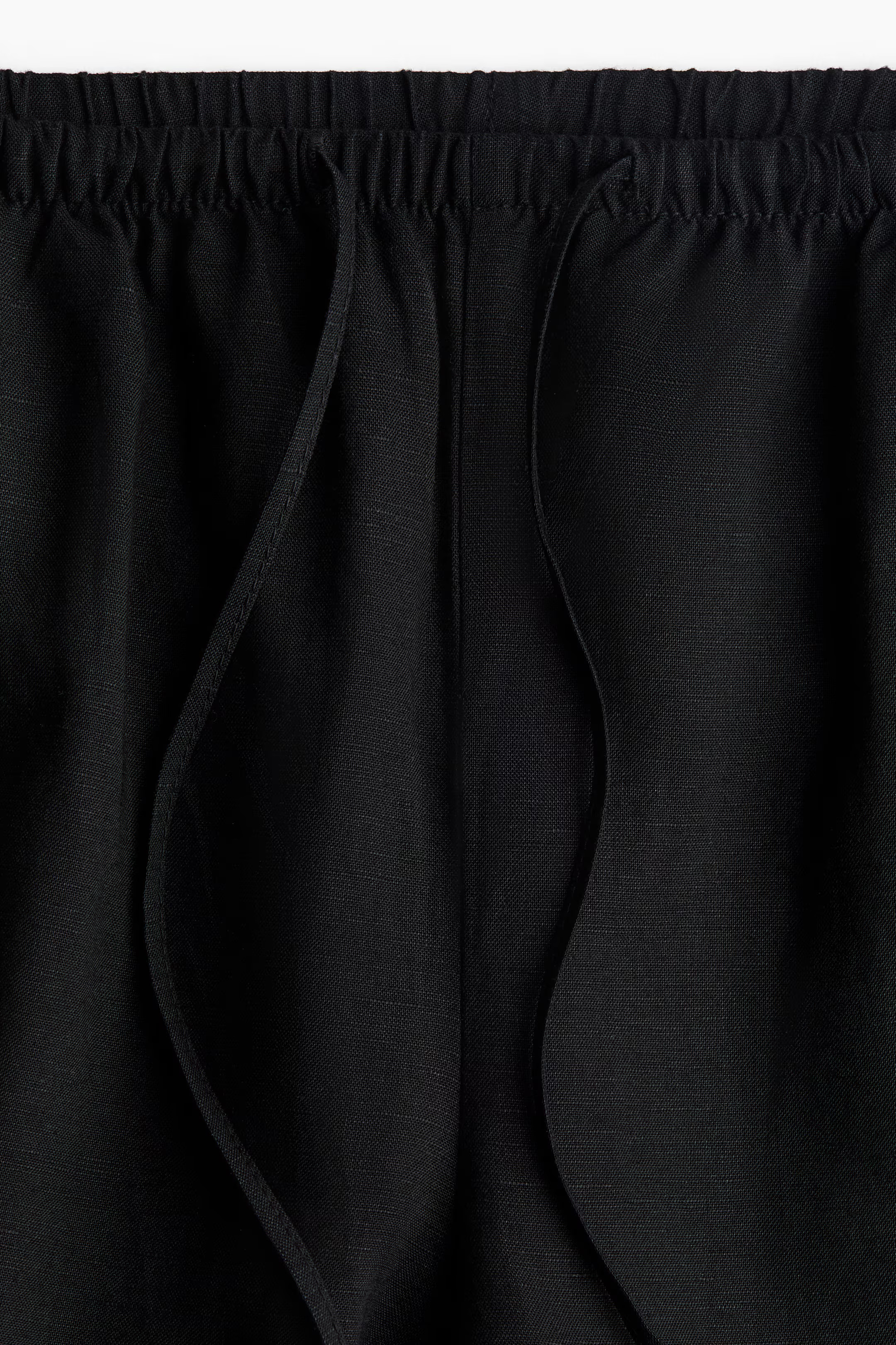 Straight linen-blend trousers | H&M (UK, MY, IN, SG, PH, TW, HK)