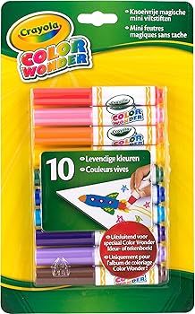 Crayola Color Wonder Markers, Mess Free Coloring, 10 Count, Age 3, 4, 5, 6 | Amazon (US)