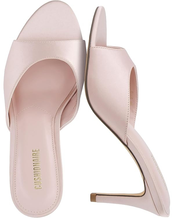 CUSHIONAIRE Elle Pointed Heel Womens Sandal, Open Toe Heeled Mule with Cushioned Memory and Stile... | Amazon (US)