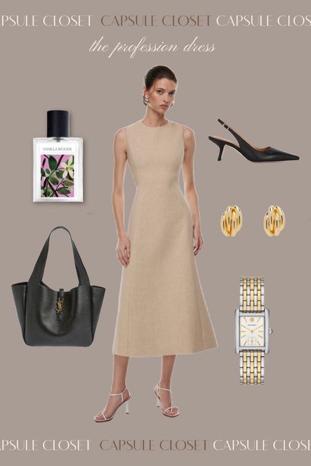 Classic dress for events or work (comes in oat beige and black) - here’s how I’d style it! 

#LTKworkwear #LTKstyletip