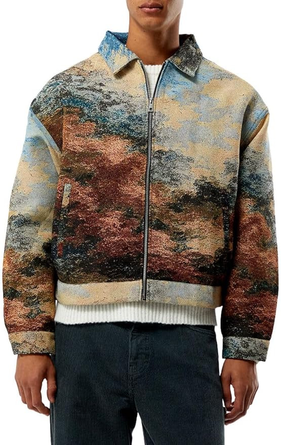 PacSun Men's Voice Divine Jacquard Gas Jacket | Amazon (US)