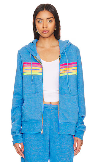 X Revolve 5 Stripe Hoodie in Ocean | Revolve Clothing (Global)