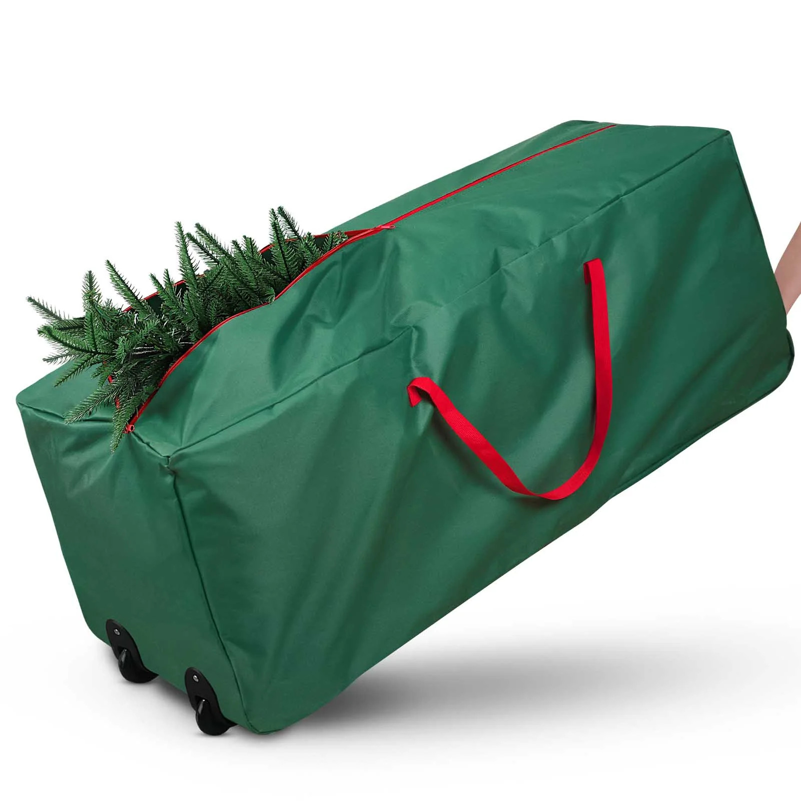 Ayieyill Christmas Tree Storage Bag, Moisture Christmas Tree Bag - for 9 FT Artificial Trees (Gre... | Walmart (US)