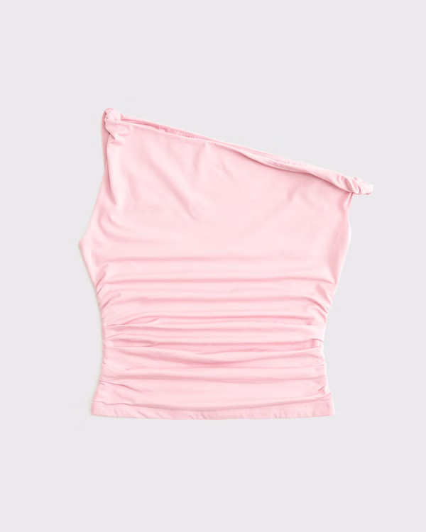 Women's Asymmetrical Twist Top | Women's Tops | Abercrombie.com | Abercrombie & Fitch (US)