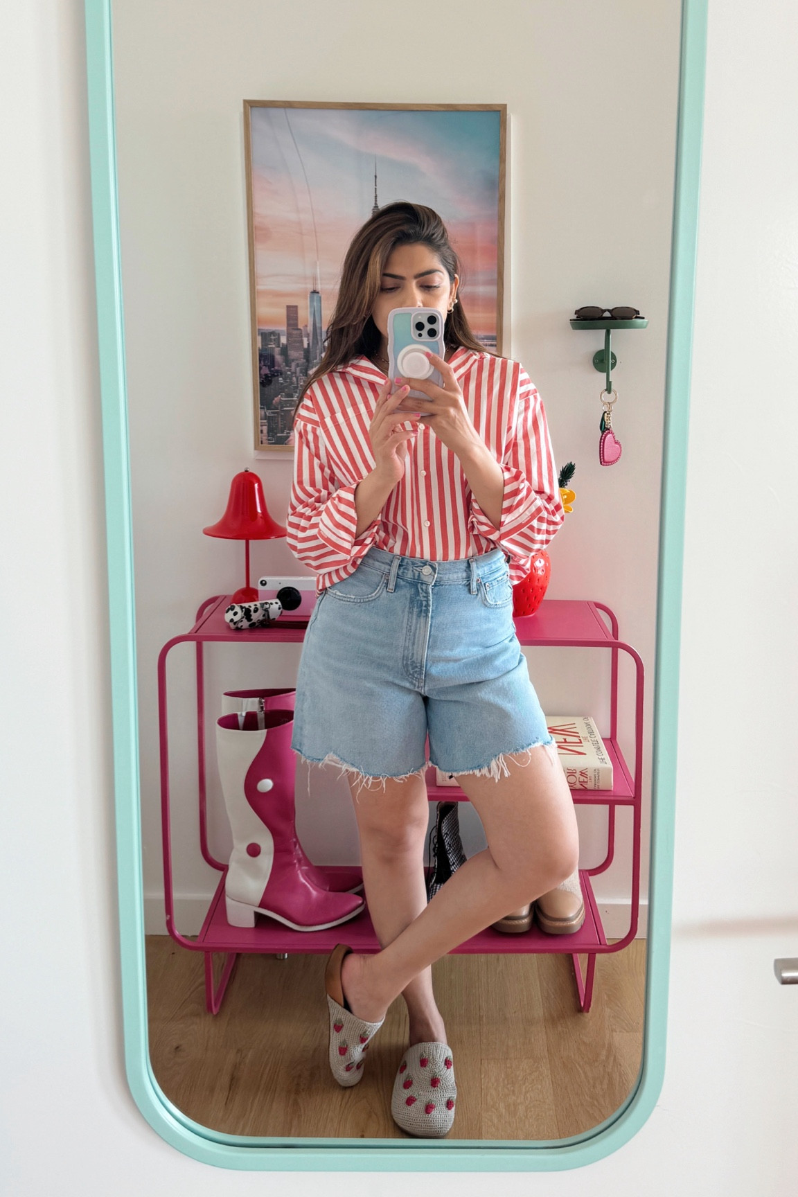 Easy summer fit 🍓wearing size 27 in the shorts, size 9 shoes and M in the shirt. 

#LTKSeasonal #LTKStyleTip